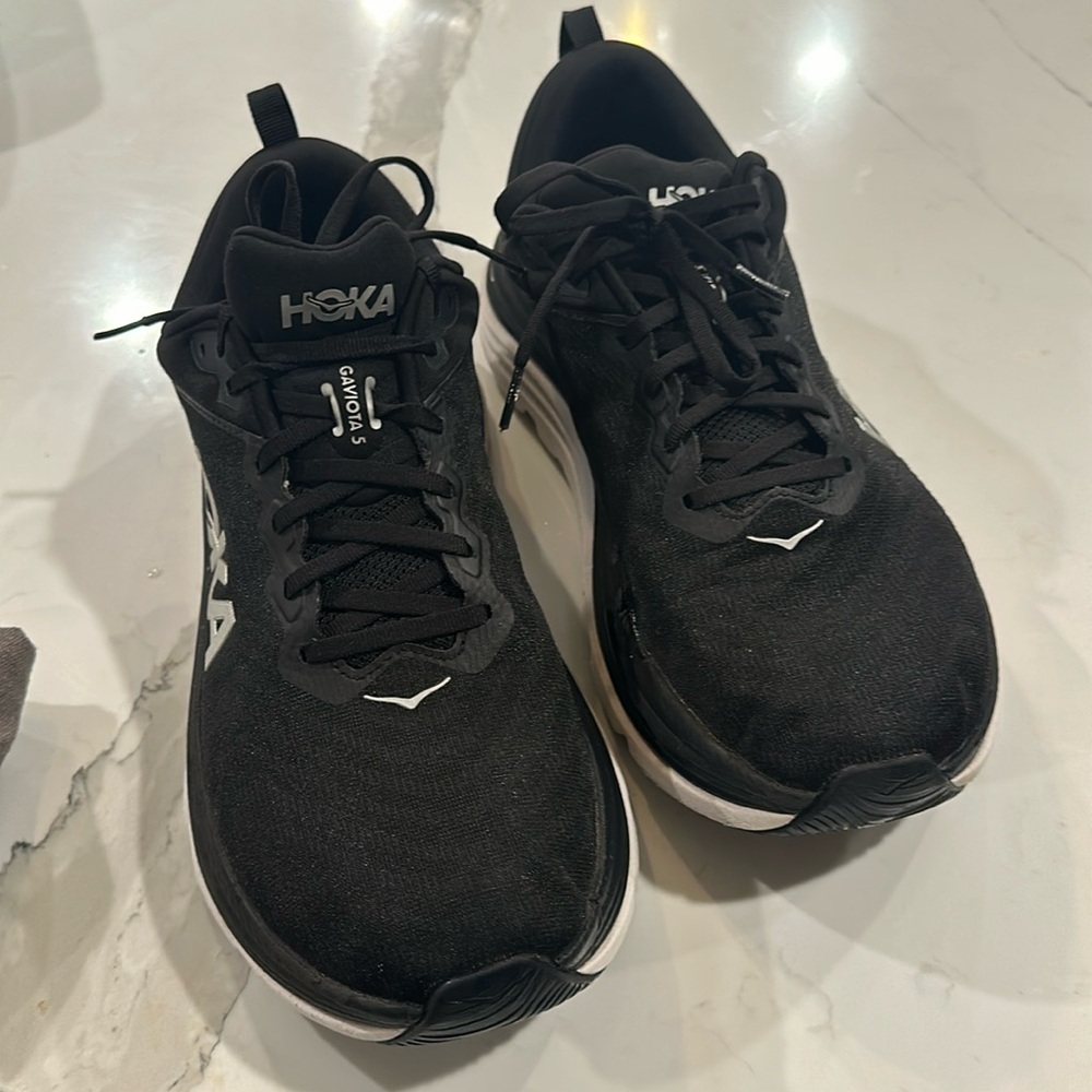 Men’s Hoka Gaviota 5 Shoes 12 Black/White